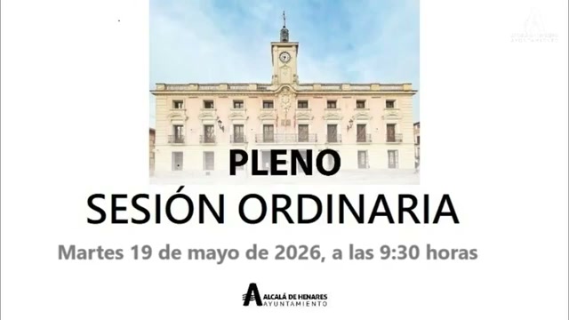 poster Pleno Ordinario 19 de mayo de 2026
