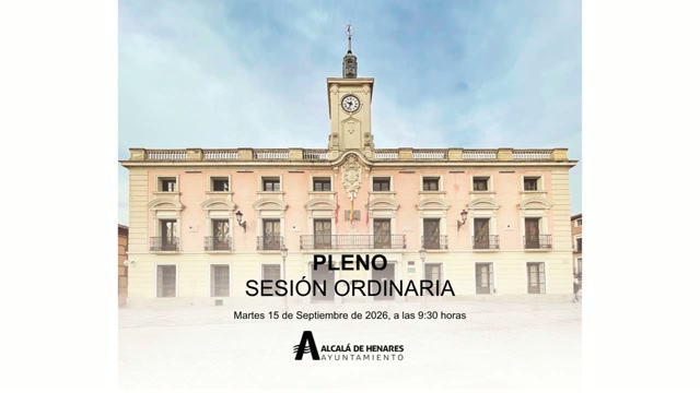 poster Pleno Ordinario 15 de septiembre de 2026