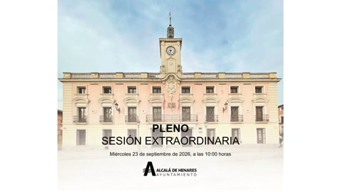 Pleno Extraordinario de 23 de septiembre de 2026